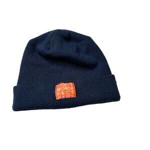 The North Face Navy Blue Beeanie Winter Hat